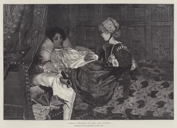 Altijd Welkom, tentoongesteld in de Grosvenor Gallery, 1887